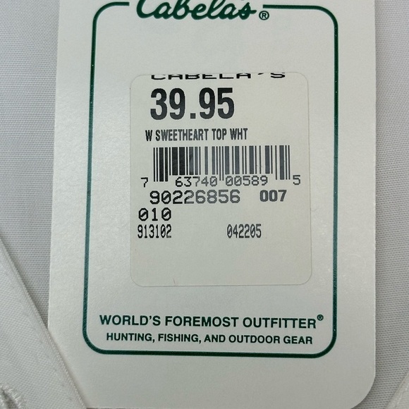 Vtg Nomadic Traders Fresco White Sweetheart Cami Shell Top XL Eyelet embroidered - Picture 8 of 12